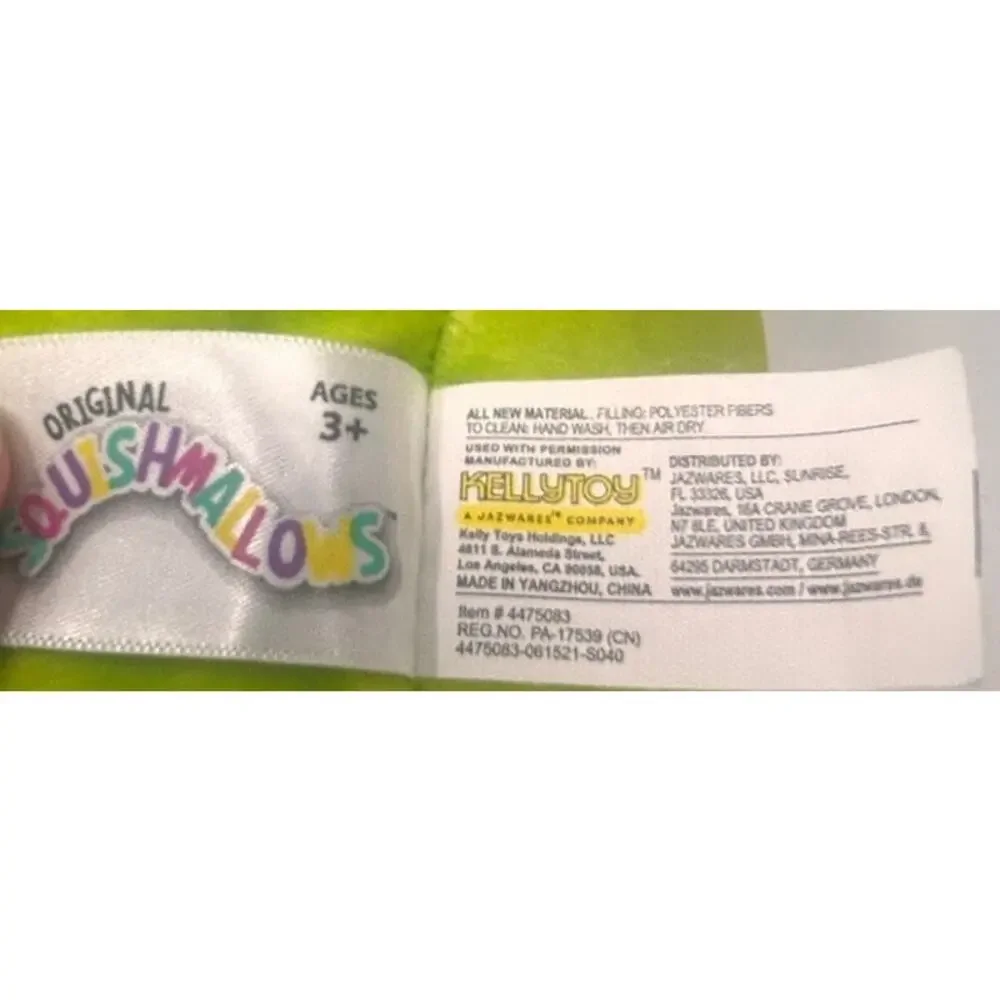 Kellytoy‎ Squishmallow's Landis the Dragon Green Blue Jolly Rancher 7